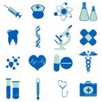 Collection of medical icons